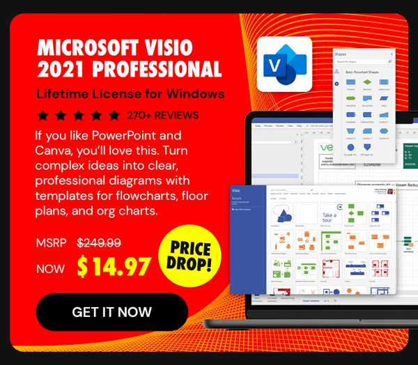 Microsoft Visio 2021 Professional: Lifetime License for Windows