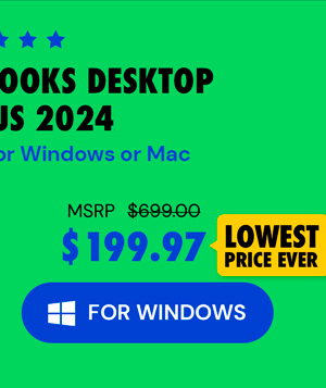 Intuit QuickBooks Desktop Pro Plus 2024 (1 User): Lifetime Licenses