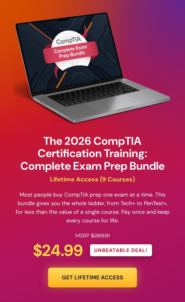 The 2026 CompTIA Certification Training: Complete Exam Prep Bundle
