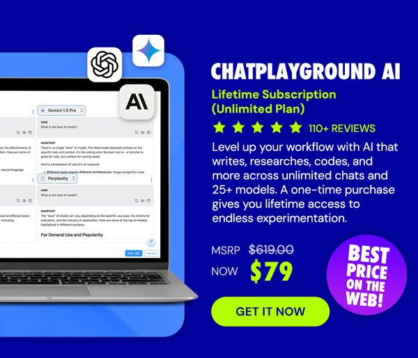 ChatPlayground AI: Lifetime Subscription (Unlimited Plan)