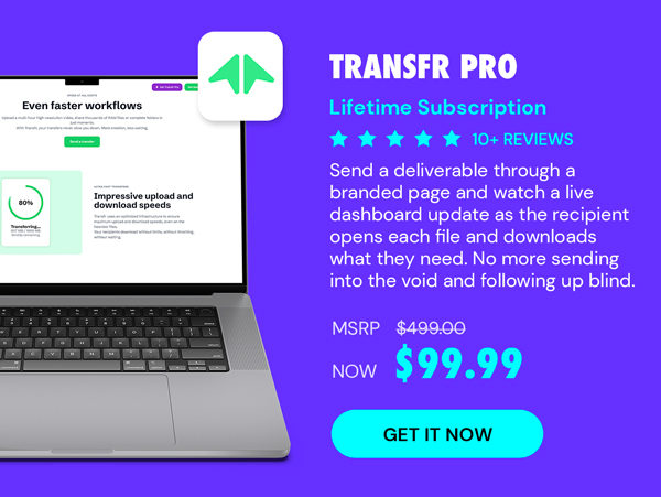 Transfr Pro: Lifetime Subscription