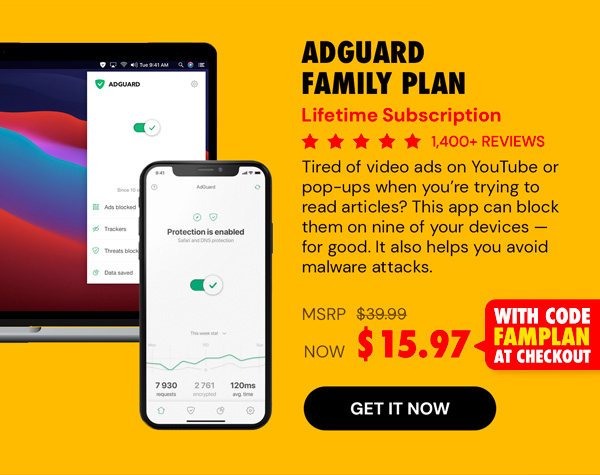 AdGuard Family Plan: Lifetime Subscription