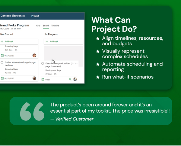 Microsoft Project 2021 Professional: Lifetime License for Windows