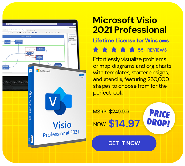 Microsoft Visio 2021 Professional: Lifetime License for Windows