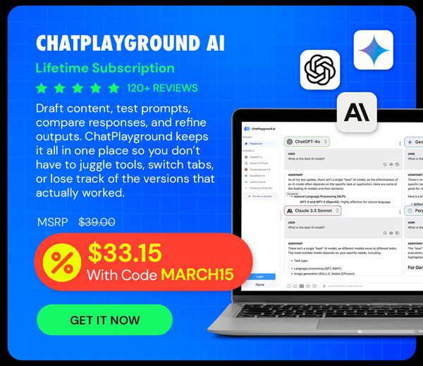 ChatPlayground AI: Lifetime Subscription