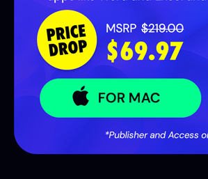 Microsoft Office Home & Business for Mac 2021: Lifetime License