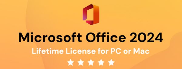 Microsoft Office 2024 for Mac or PC Lifetime License