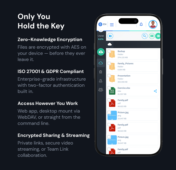 Scramble Cloud Storage Lifetime Subscription (20TB)