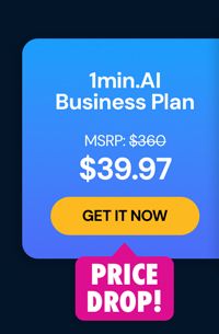 1minAI: Lifetime Subscription (Business Plan)