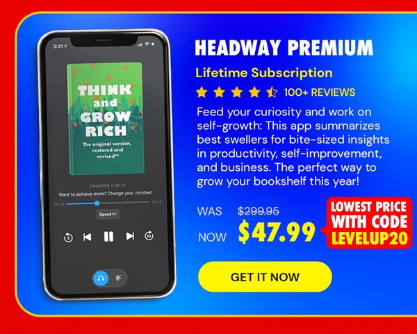 Headway Premium: Lifetime Subscription