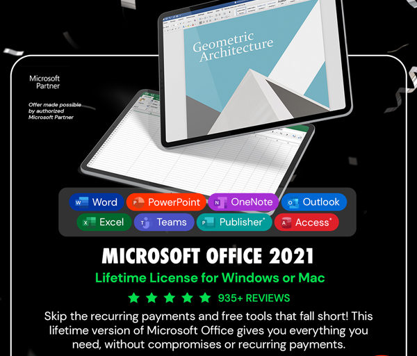 Microsoft Office 2021 for Windows or Mac: Lifetime License