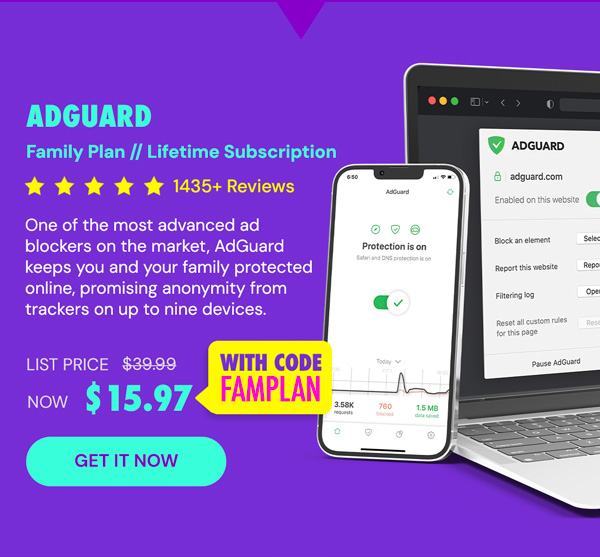 AdGuard Family Plan: Lifetime Subscription