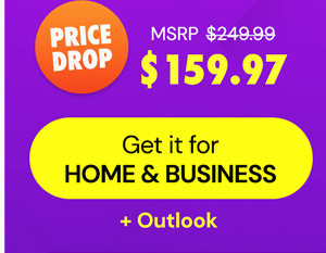 Microsoft Office 2024 Home & Business for Mac or PC Lifetime License