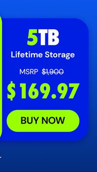 Internxt Cloud Storage Lifetime Subscription: 5TB Plan