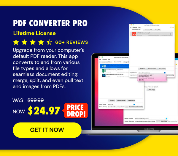 PDF Converter Pro: Lifetime License