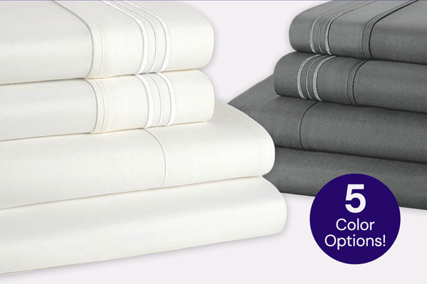 4-Piece Bamboo Comfort Solid Sheet Set