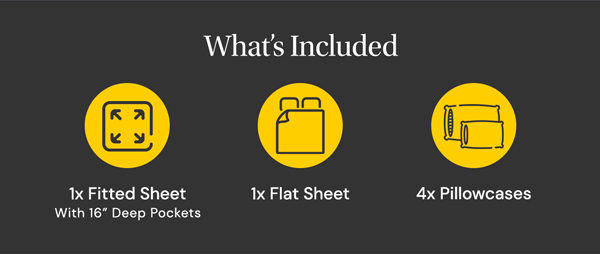 6-Piece Bamboo-Blend Comfort Luxury Sheet Set in a Variety of Sizes and Colors