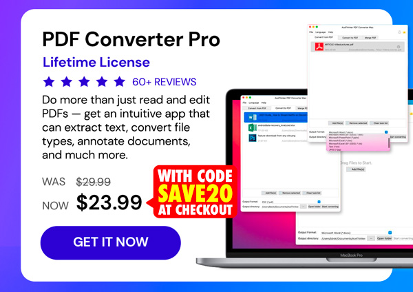 PDF Converter Pro: Lifetime License