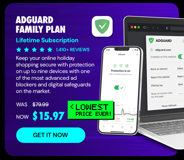 AdGuard Family Plan: Lifetime Subscription