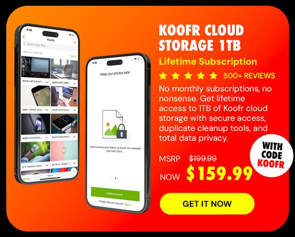 Koofr Cloud Storage: Lifetime Subscription (1TB)