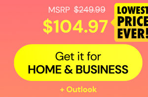 Microsoft Office 2024 Home & Business for Mac or PC Lifetime License