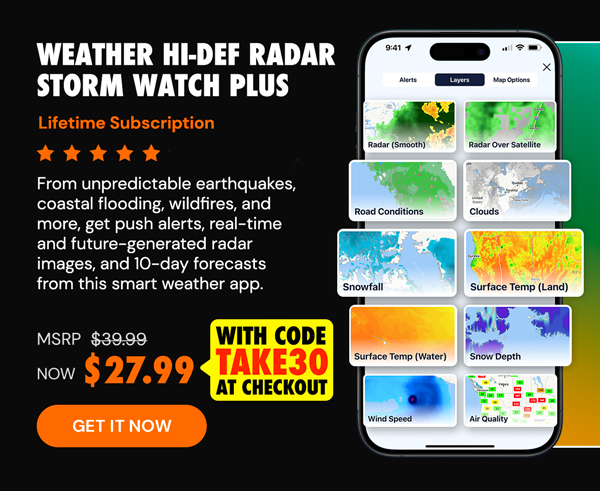 Weather Hi-Def Radar Storm Watch Plus: Lifetime Subscription