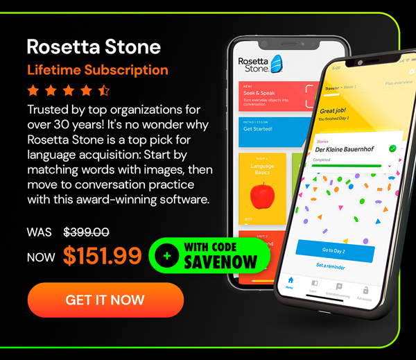 Rosetta Stone: Lifetime Subscription (All Languages)