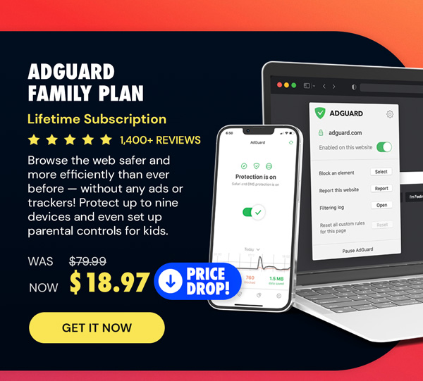 AdGuard Family Plan: Lifetime Subscription