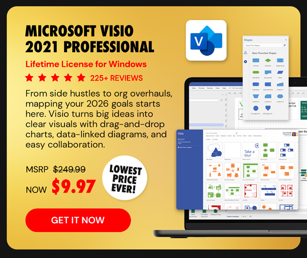 Microsoft Visio 2021 Professional: Lifetime License for Windows