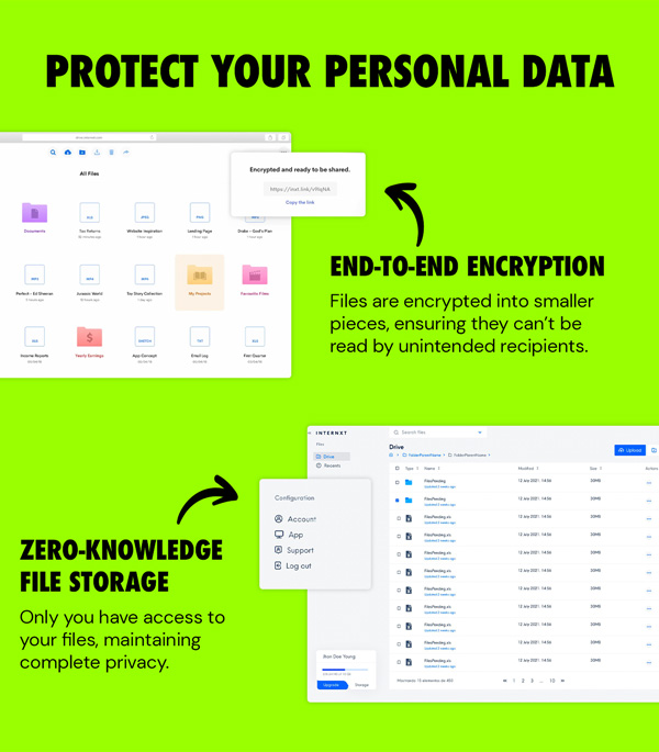 Internxt Cloud Storage Lifetime Subscription: 2TB - 10TB - 5TB Plans