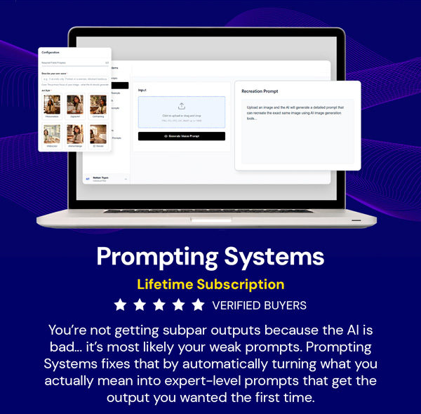 Prompting Systems: Lifetime Subscription (Gold Plan)