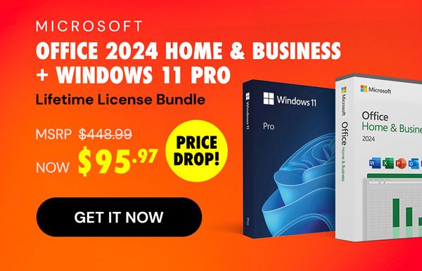 Microsoft Office 2024 Home & Business + Windows 11 Pro Bundle