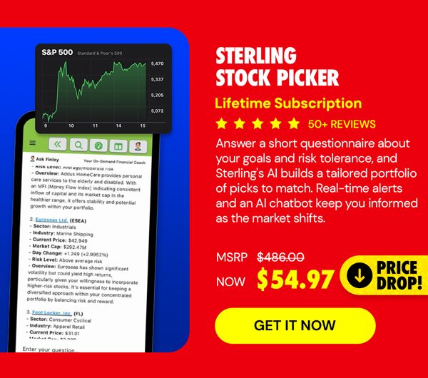 Sterling Stock Picker: Lifetime Subscription