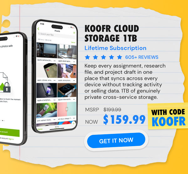 Koofr Cloud Storage: Lifetime Subscription (1TB)