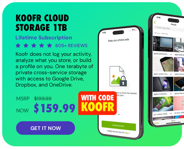Koofr Cloud Storage: Lifetime Subscription (1TB)