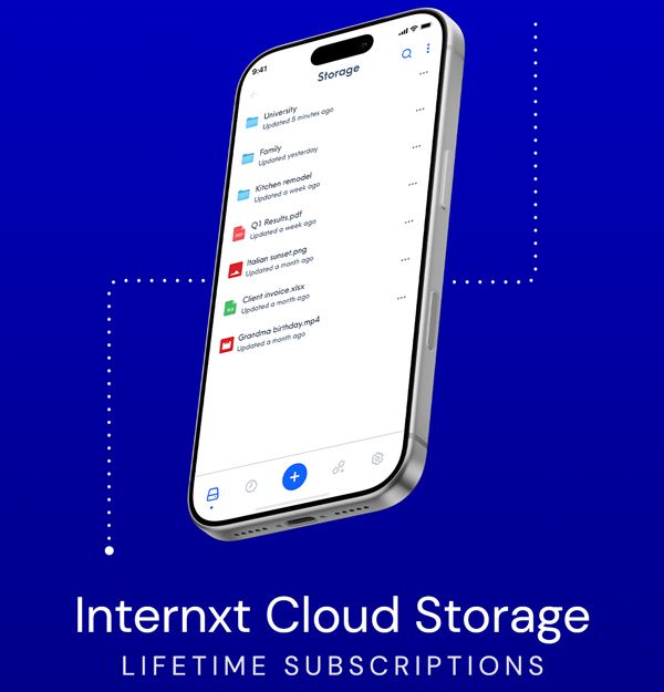 Internxt Cloud Storage Lifetime Subscription: 10TB Plan