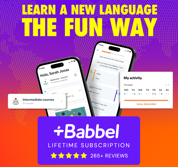 Babbel Language Learning: Lifetime Subscription (All Languages)