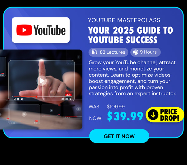 YouTube Masterclass: Your 2025 Guide to YouTube Success