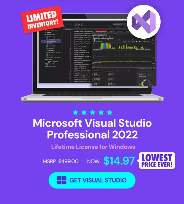 Microsoft Visual Studio Professional 2022 for Windows