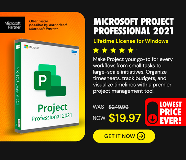 Microsoft Project Professional 2021 for Windows