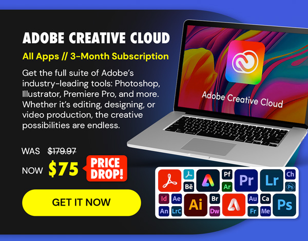 Adobe Creative Cloud - All Apps: 3-Month Subscription