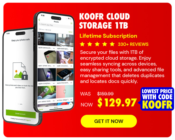 Koofr Cloud Storage: Lifetime Subscription (1TB)