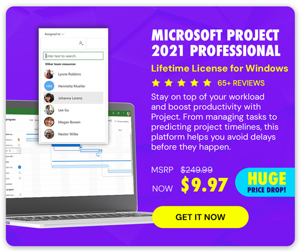 Microsoft Project 2021 Professional: Lifetime License for Windows