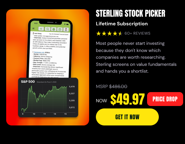 Sterling Stock Picker Lifetime Subscription