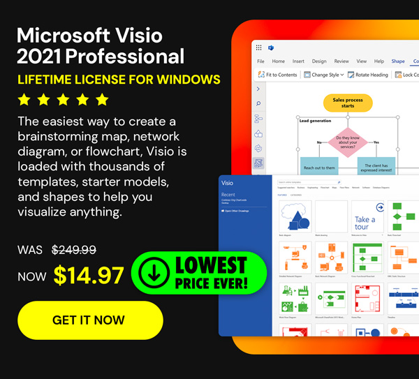 Microsoft Visio 2021 Professional: Lifetime License for Windows