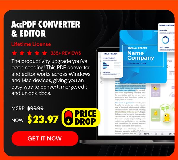 PDF Converter & Editor: Lifetime License