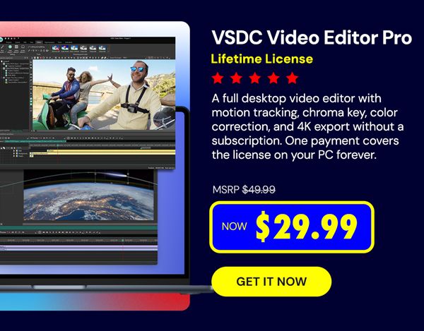 VSDC Video Editor Pro: Lifetime License