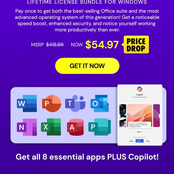 The Ultimate Microsoft Office Professional 2021 for Windows: Lifetime License + Windows 11 Pro Bundle