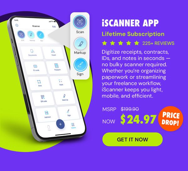 iScanner App: Lifetime Subscription