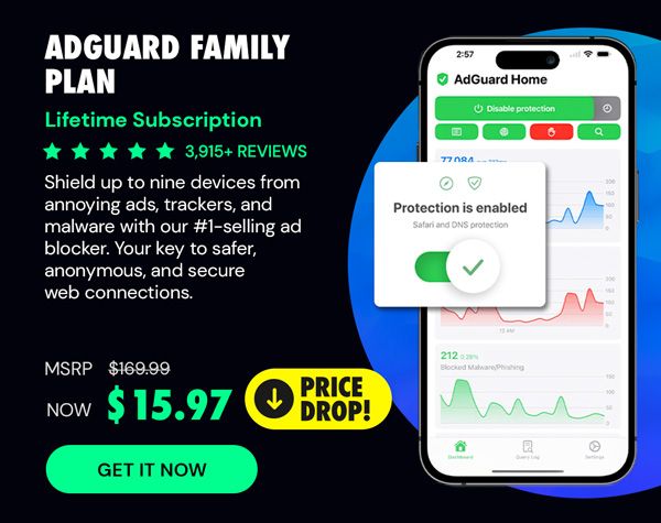 AdGuard Family Plan: Lifetime Subscription